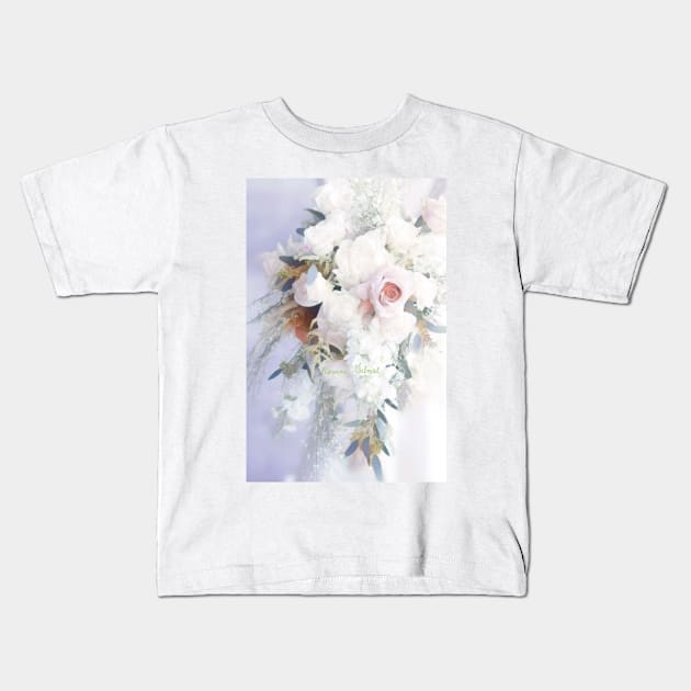 bridal bouquet Kids T-Shirt by roxanegabriel